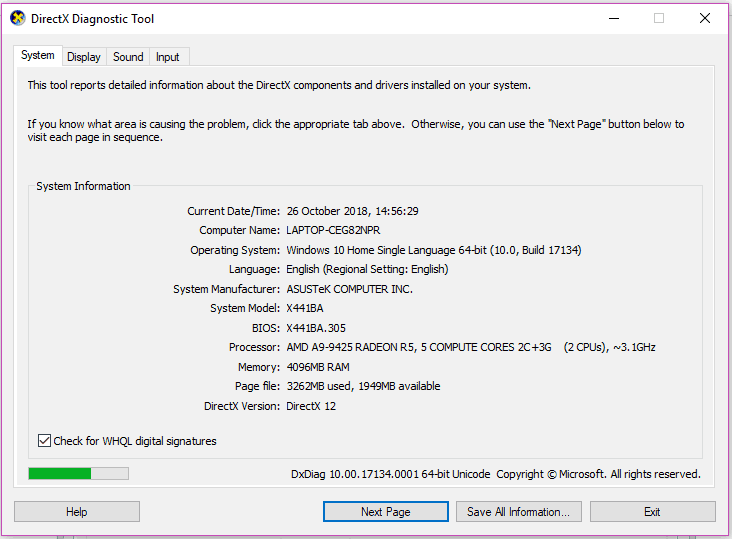 cara melihat spesifikasi laptop