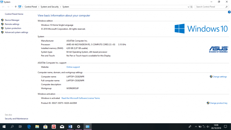 cara melihat spesifikasi laptop 
