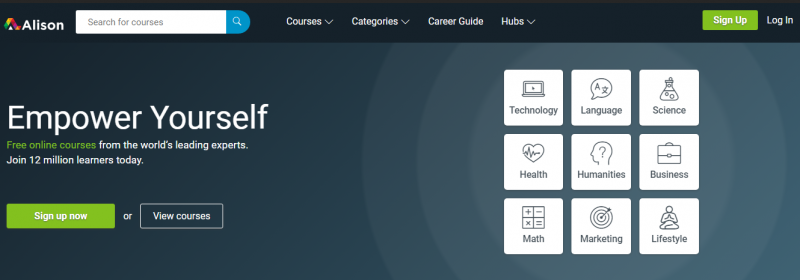 kuliah online gratis Alison