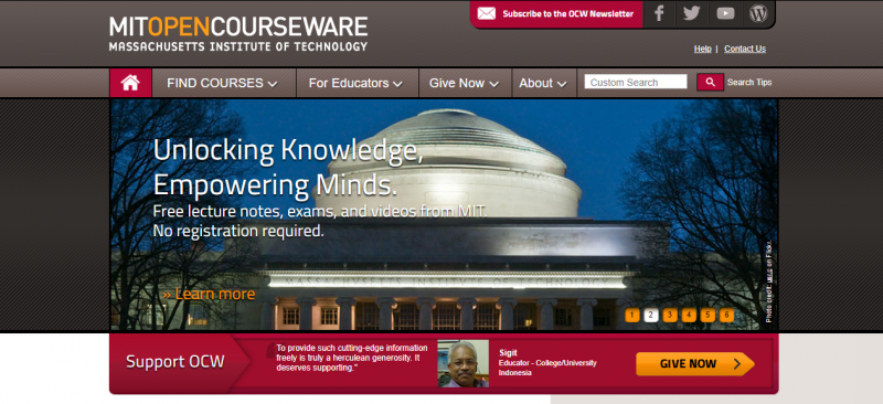 kuliah online gratis MIT