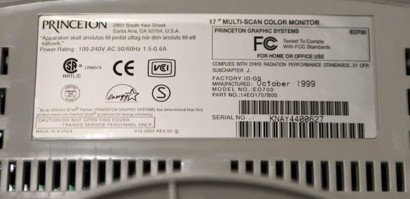 label spesifikasi laptop