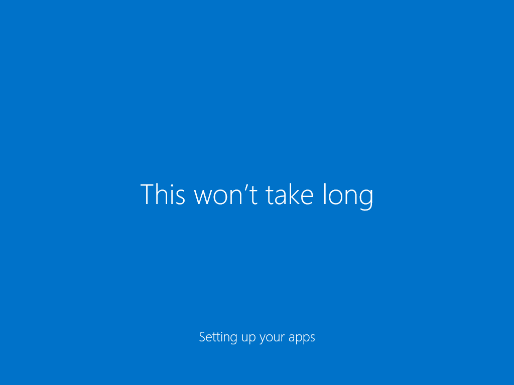 setting up windows 10
