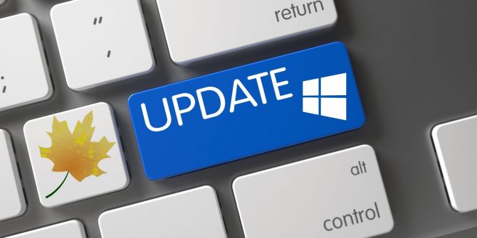 tombol update windows